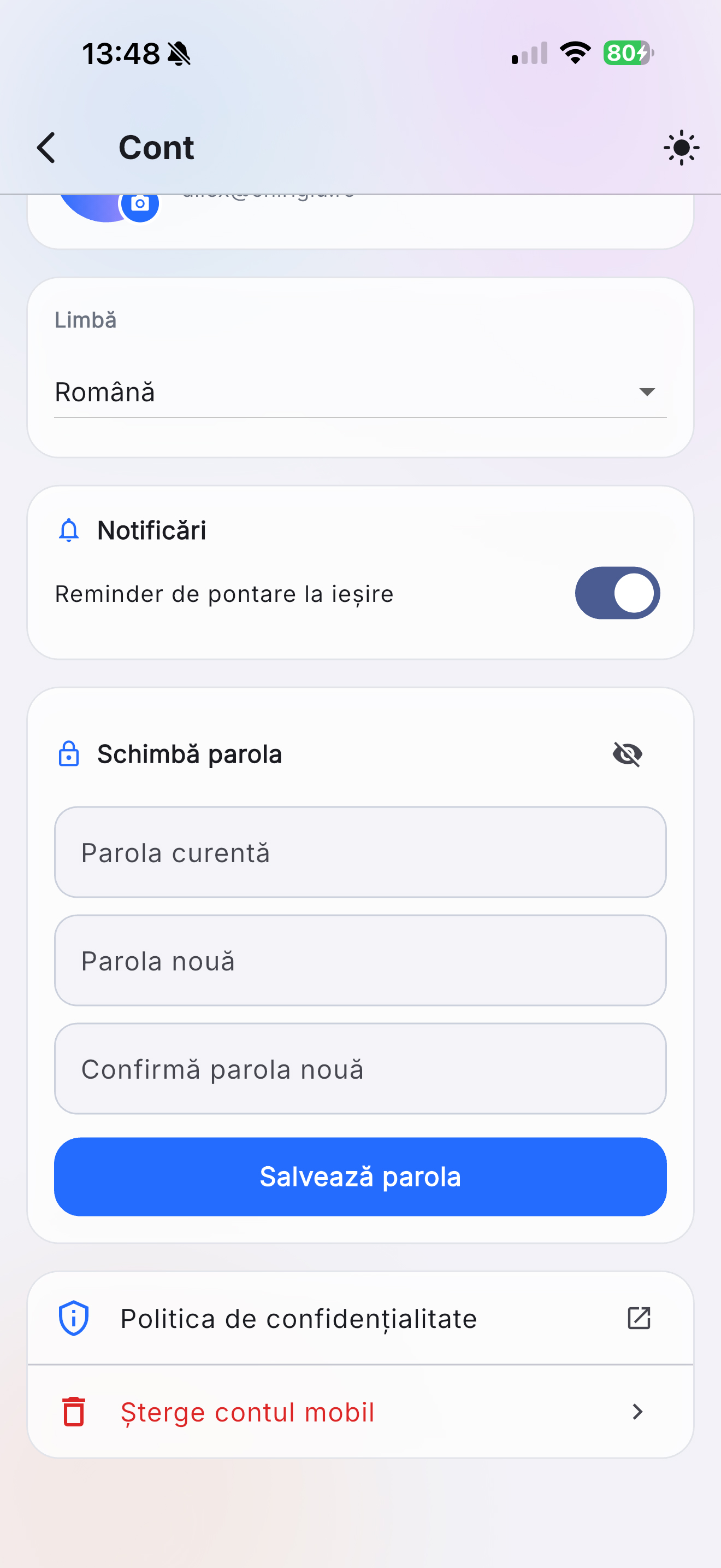 Remindere și notificări automate